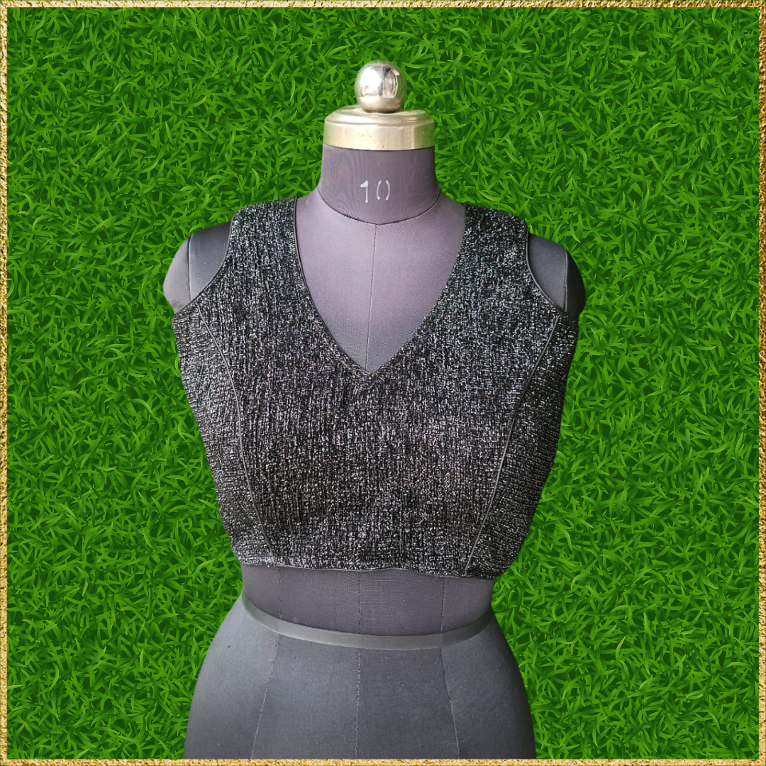 Black Shimmer Blouse