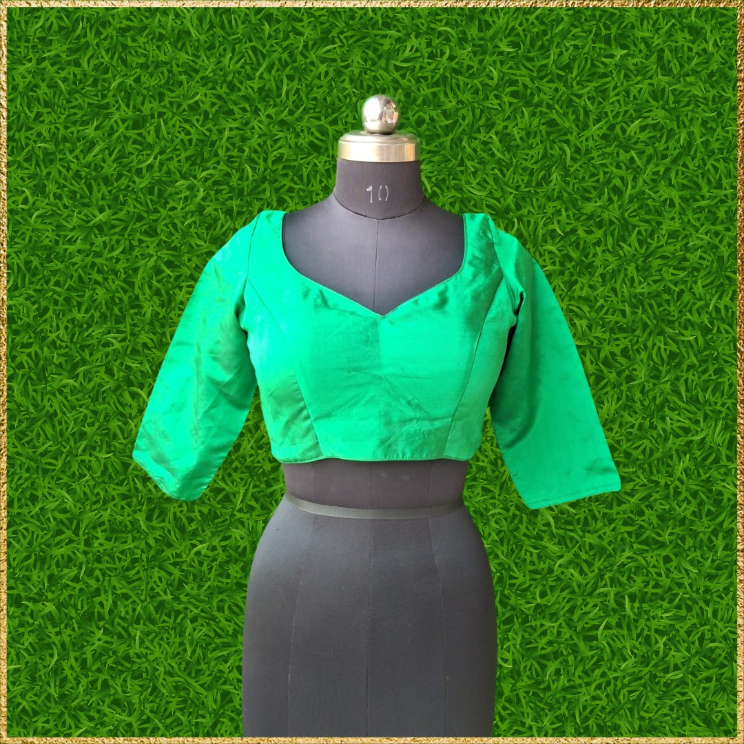 3/4 Sleeves Cotton Silk Blouse